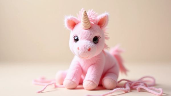 La peluche licorne rose personnalisée qui fait craquer