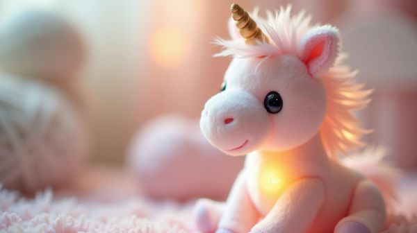 La peluche licorne rose personnalisée qui fait craquer